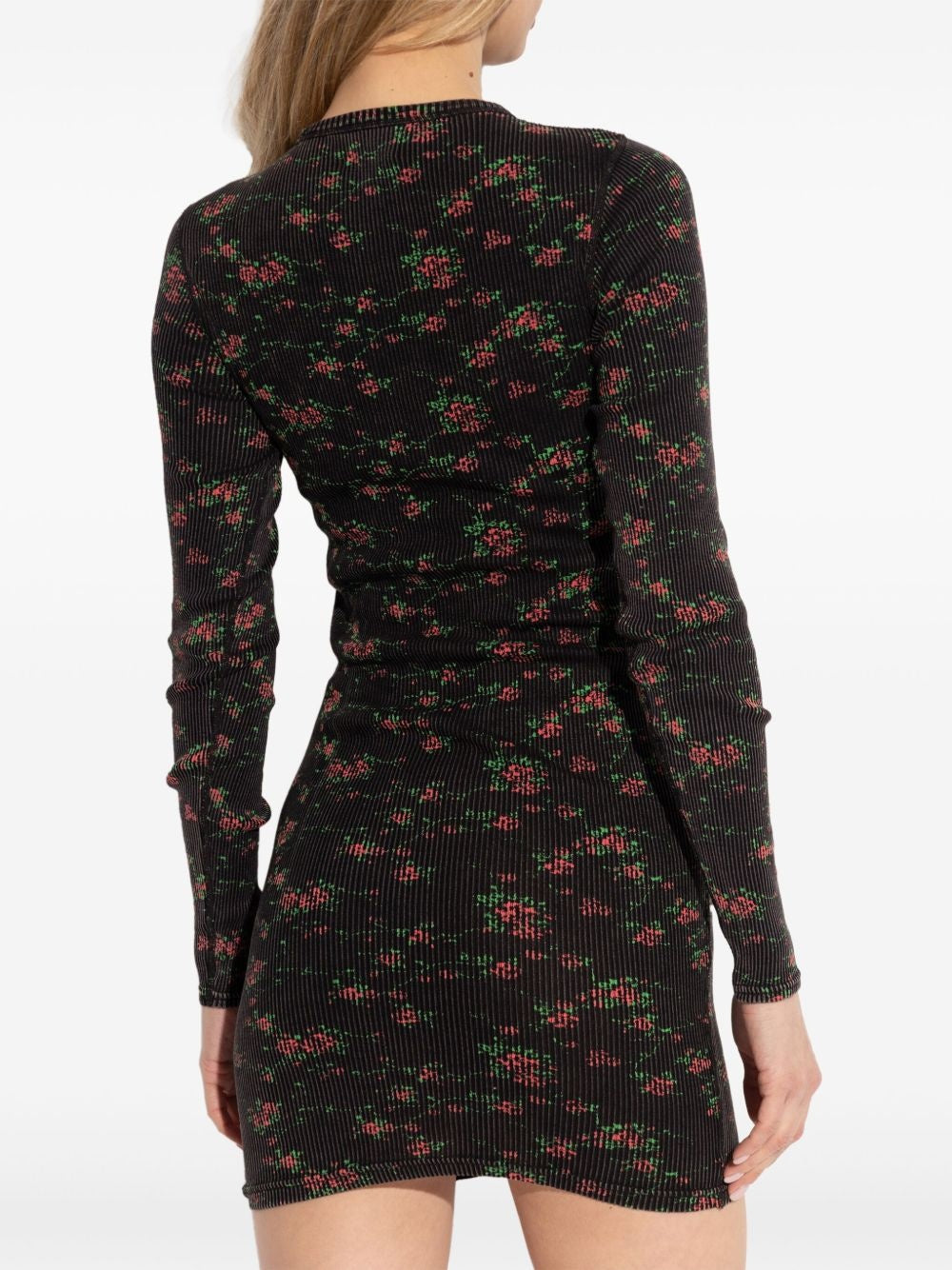 ALEXANDER WANG Long Sleeve Crewneck Dress, SMALL
