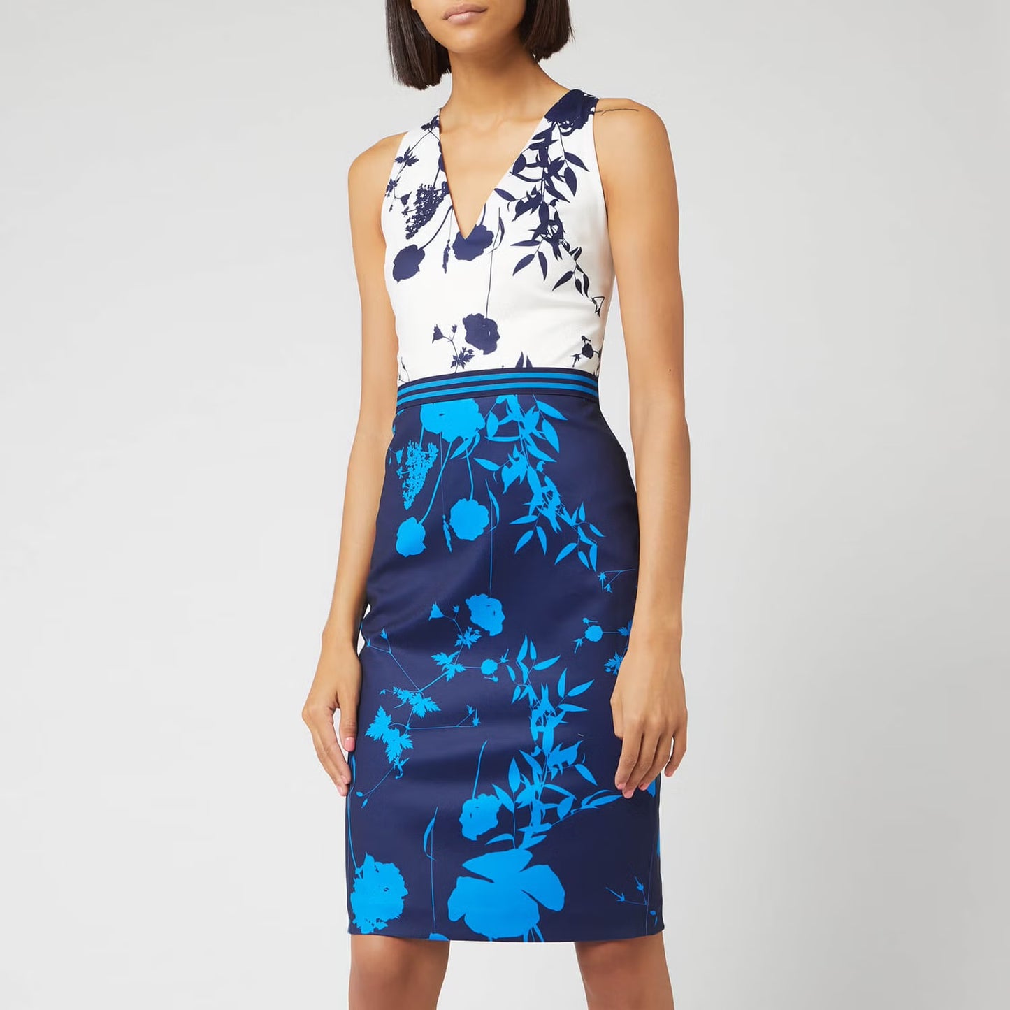 Ted Baker Tilliai Bluebell Bodycon Dress - Dark Blue, Medium