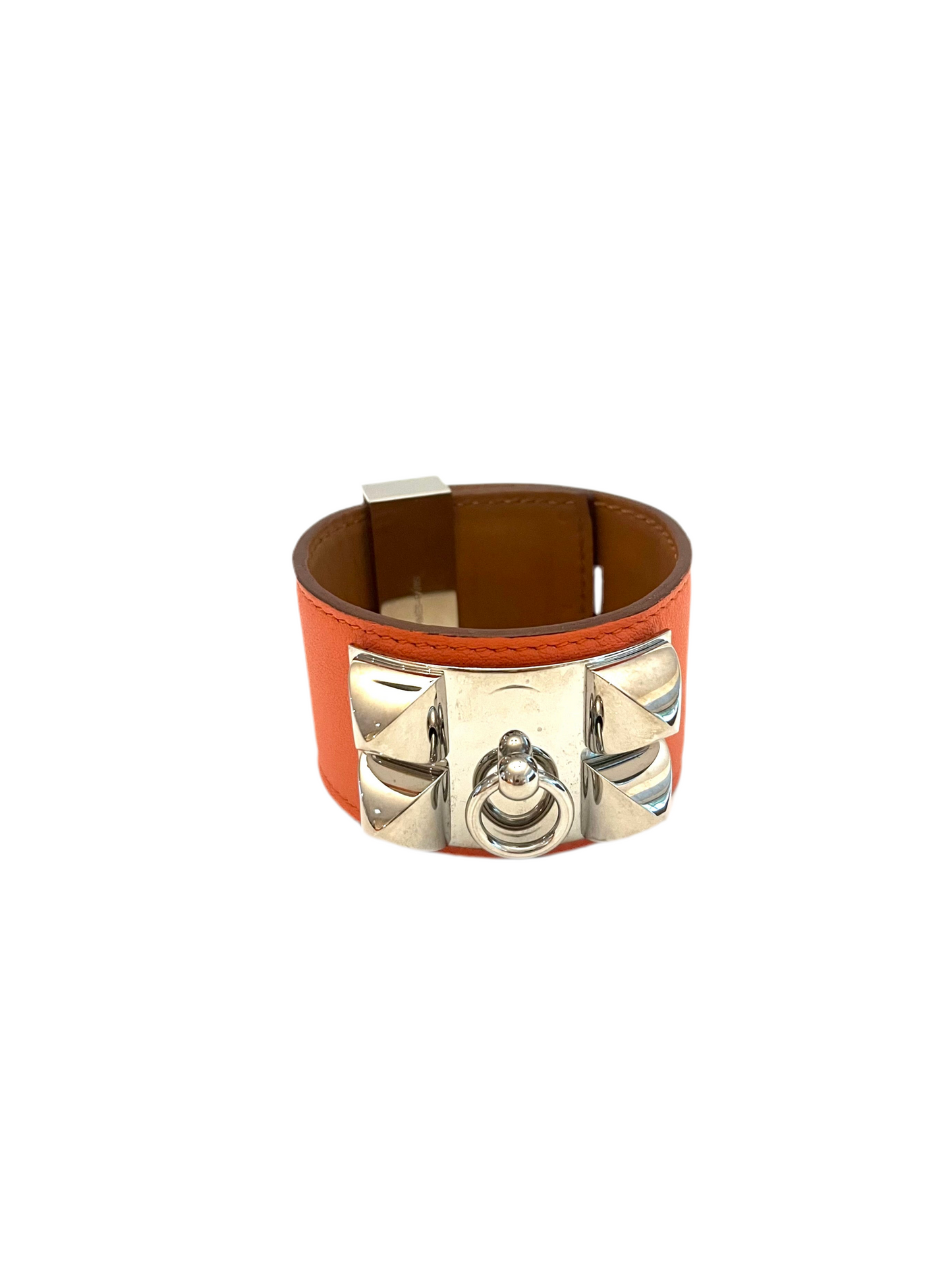 Hermès Leather Collier De Chien Wrap Bracelet