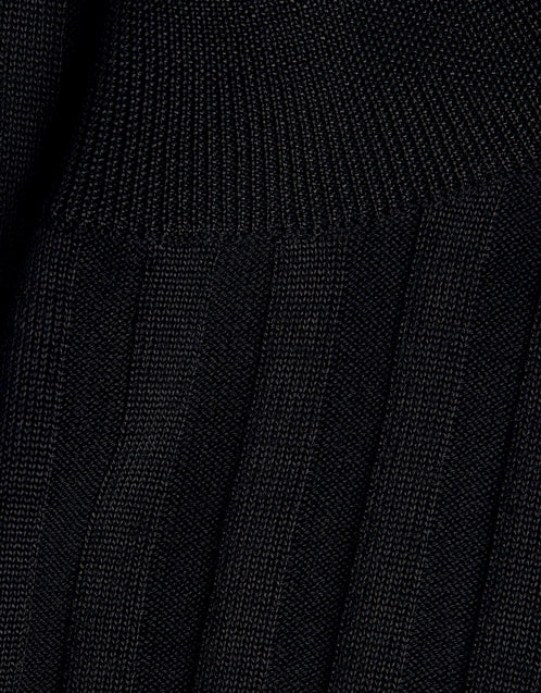 NILI LOTAN June High Neck Ribbed Merino Wool-blend Sweater, MEDIUM