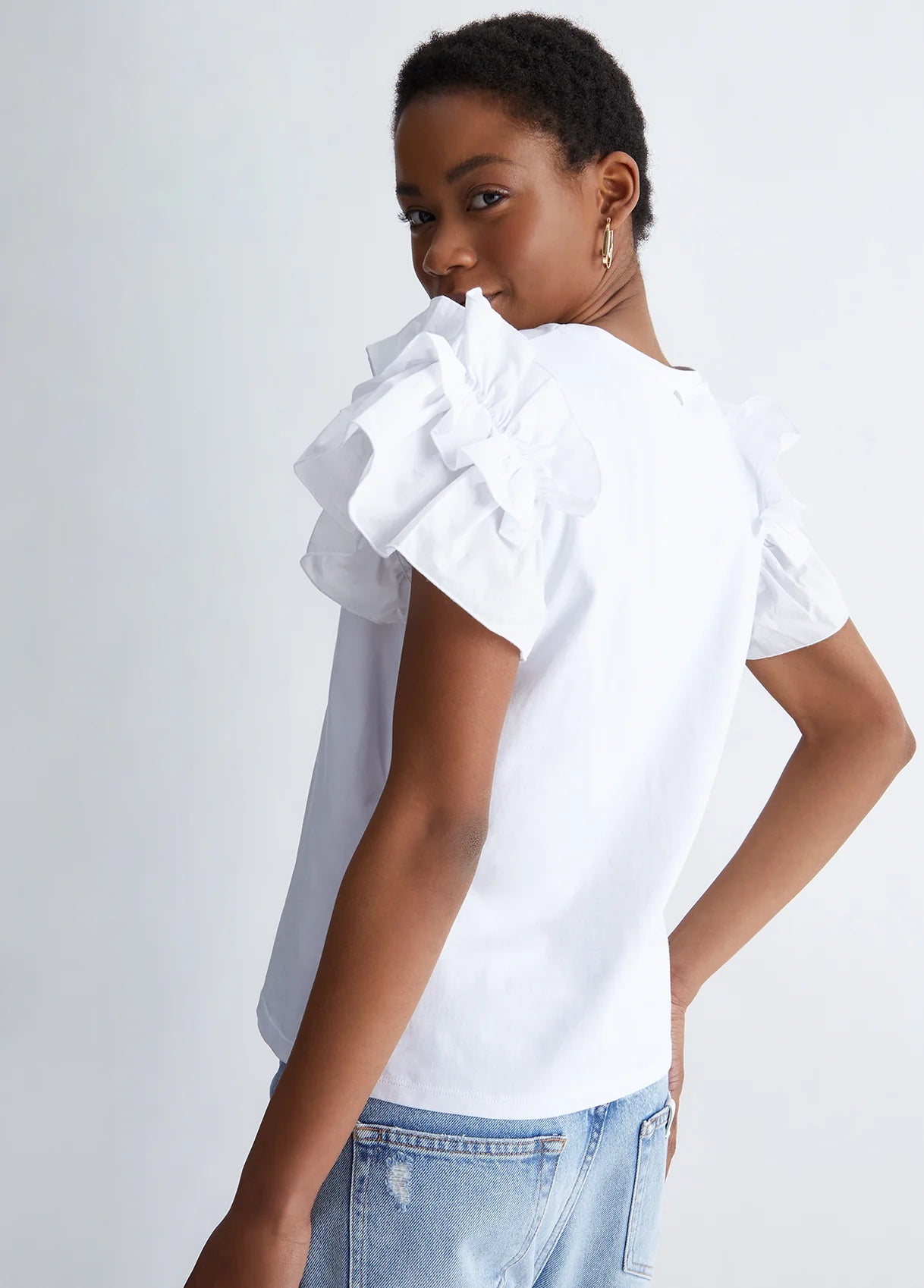 Liu Jo T-shirt with ruching, X-LARGE