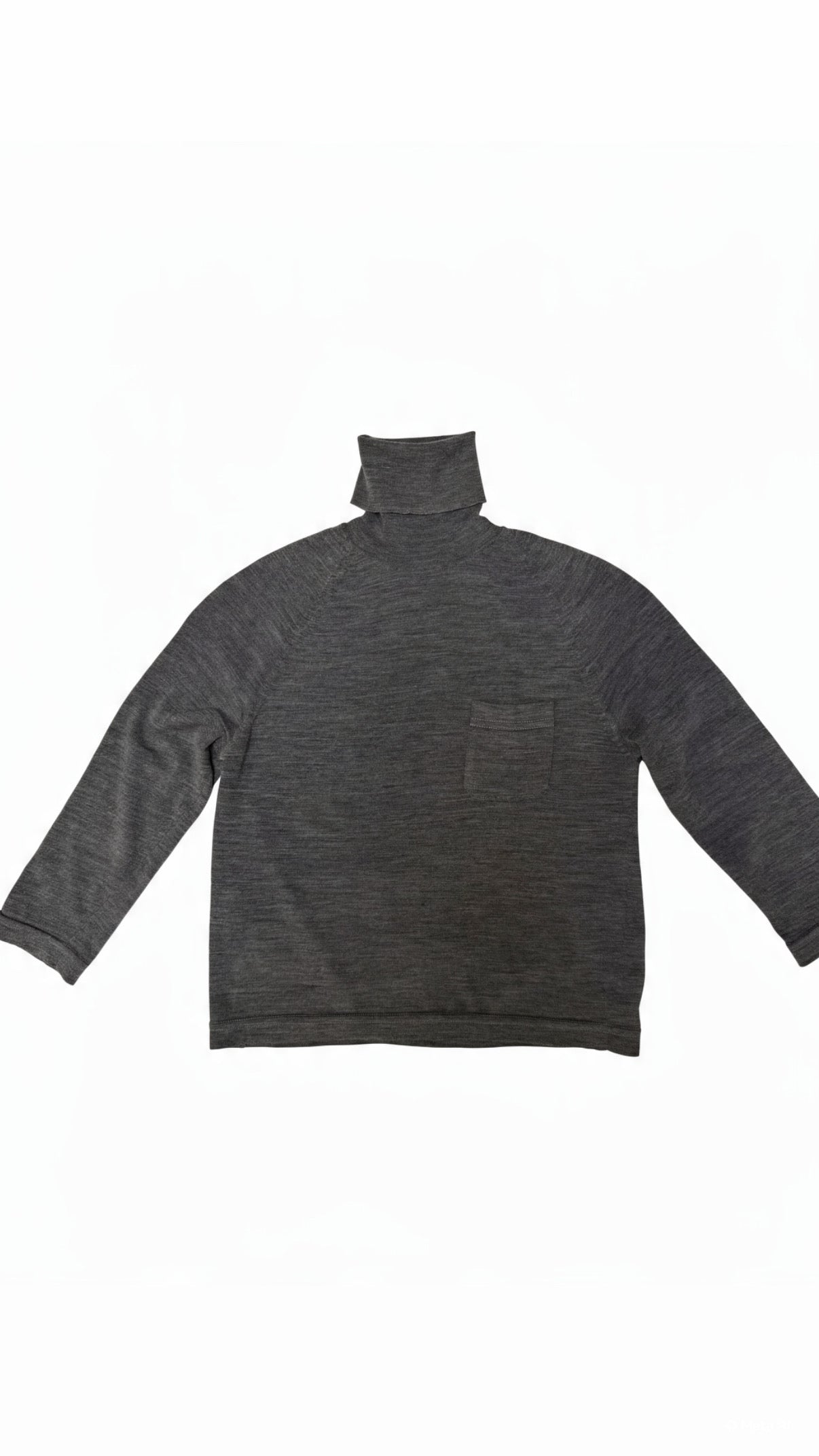 Prada Virgin Wool Turtleneck Sweater﻿﻿, Size 40