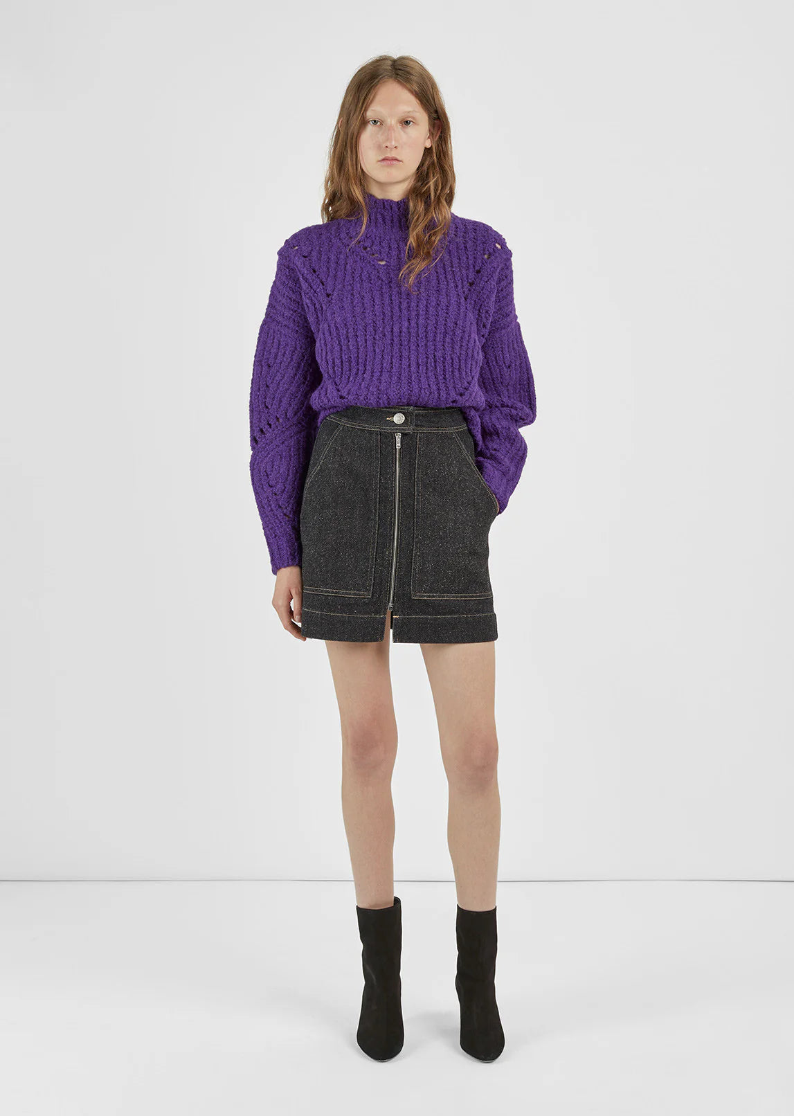 Isabel Marant Faran purple sweater, SIZE 36