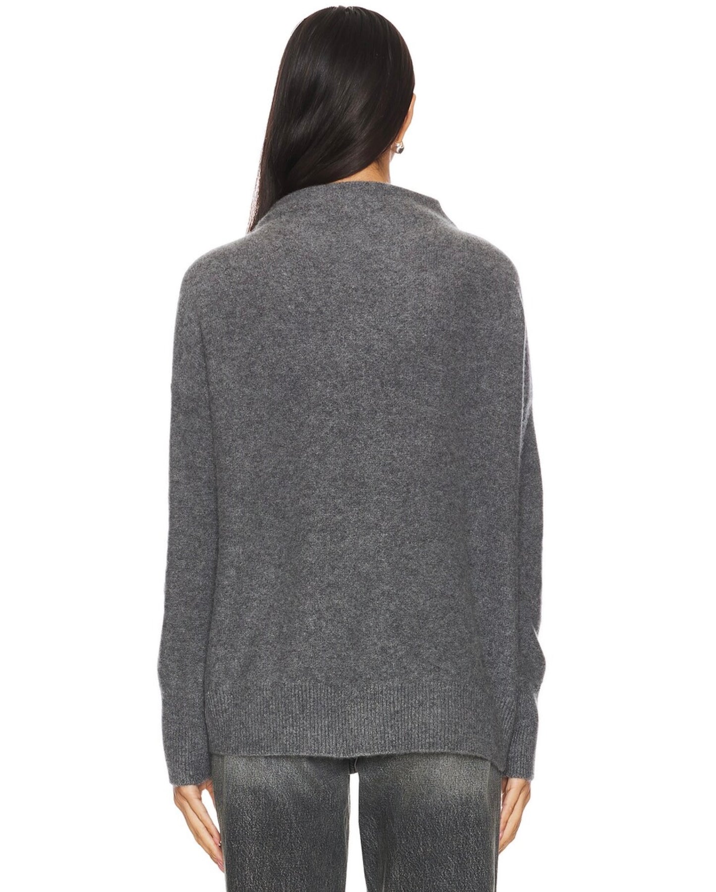 Vince Boiled Funnel Neck Pullover, Xsmall