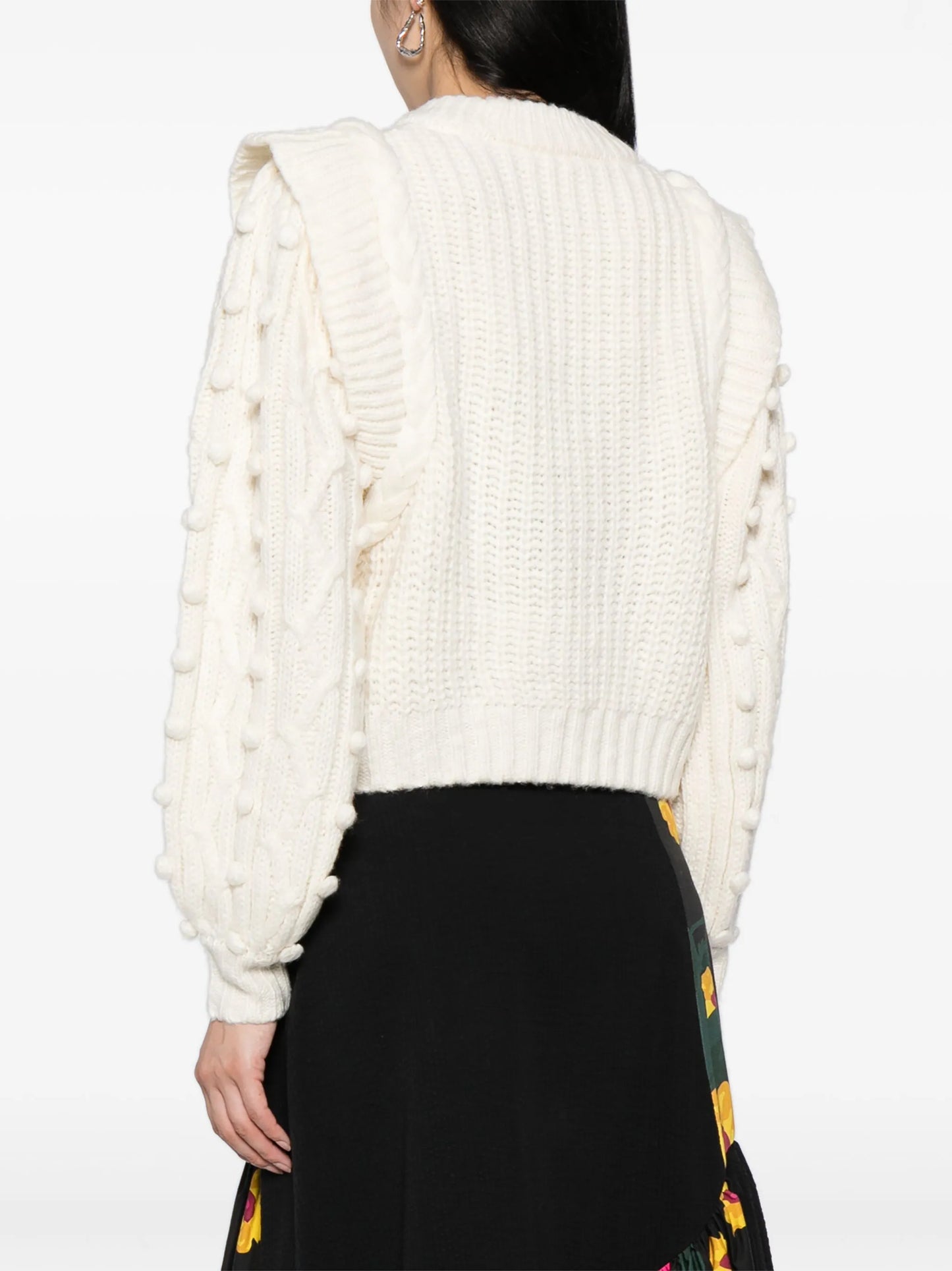FARM Rio
braided-detail chunky-knit Sweater, XSMALL