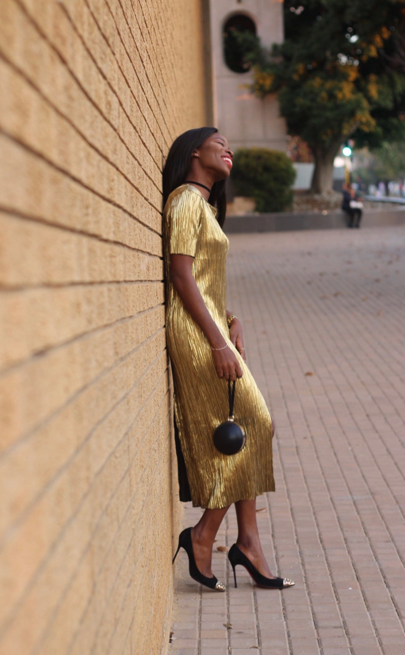 Zara pleated dress, Small