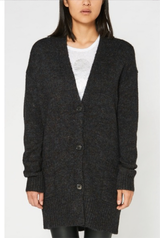 ISABEL MARANT OVERSIZED 
ETOLIE TOILE V-NECK CARDIGAN 
Size FR34
