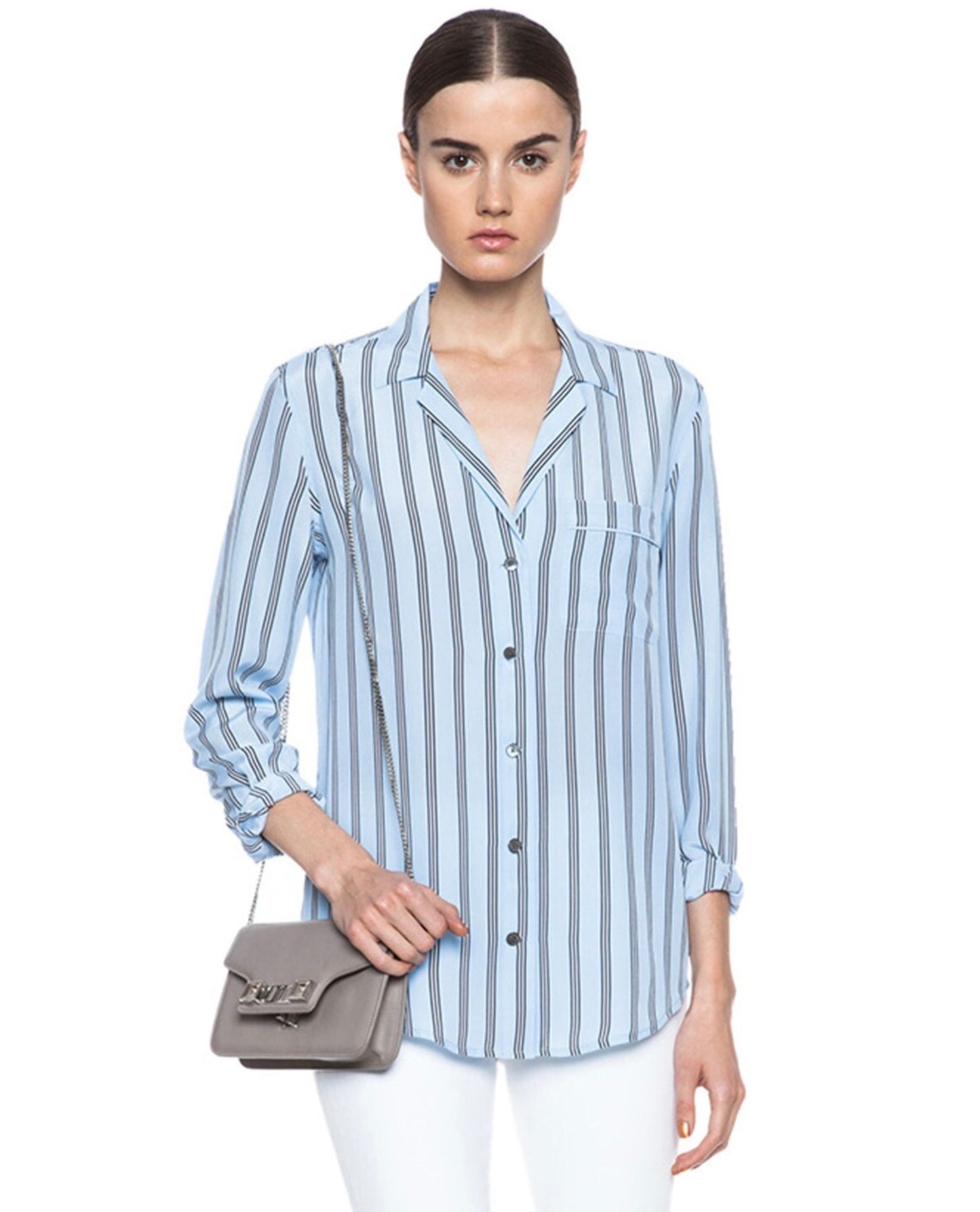 Equipment Keira Silk Blouse, Small￼