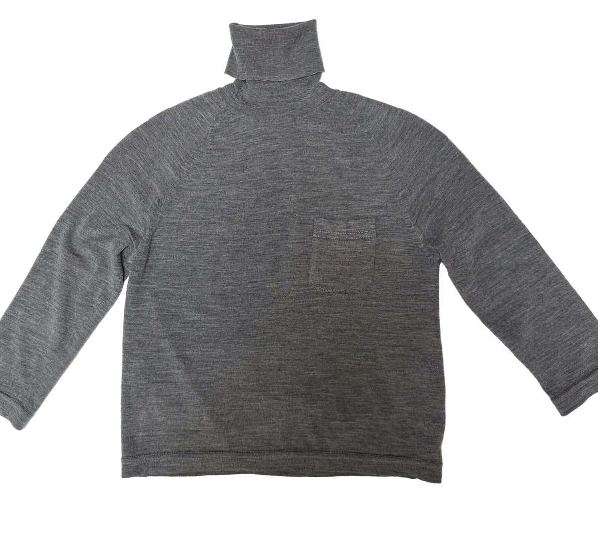 Prada Virgin Wool Turtleneck Sweater﻿﻿, Size 40