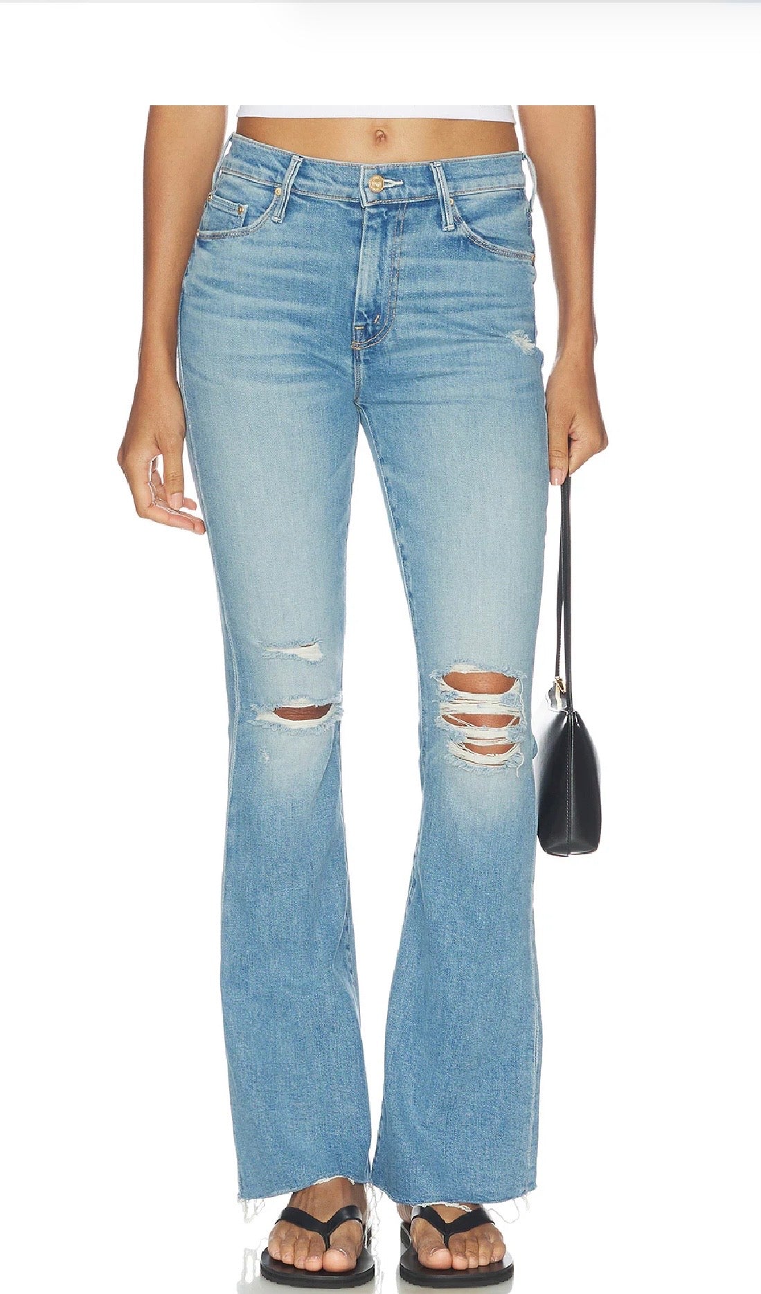 MOTHER The Weekend Fray Jeans, Size 25