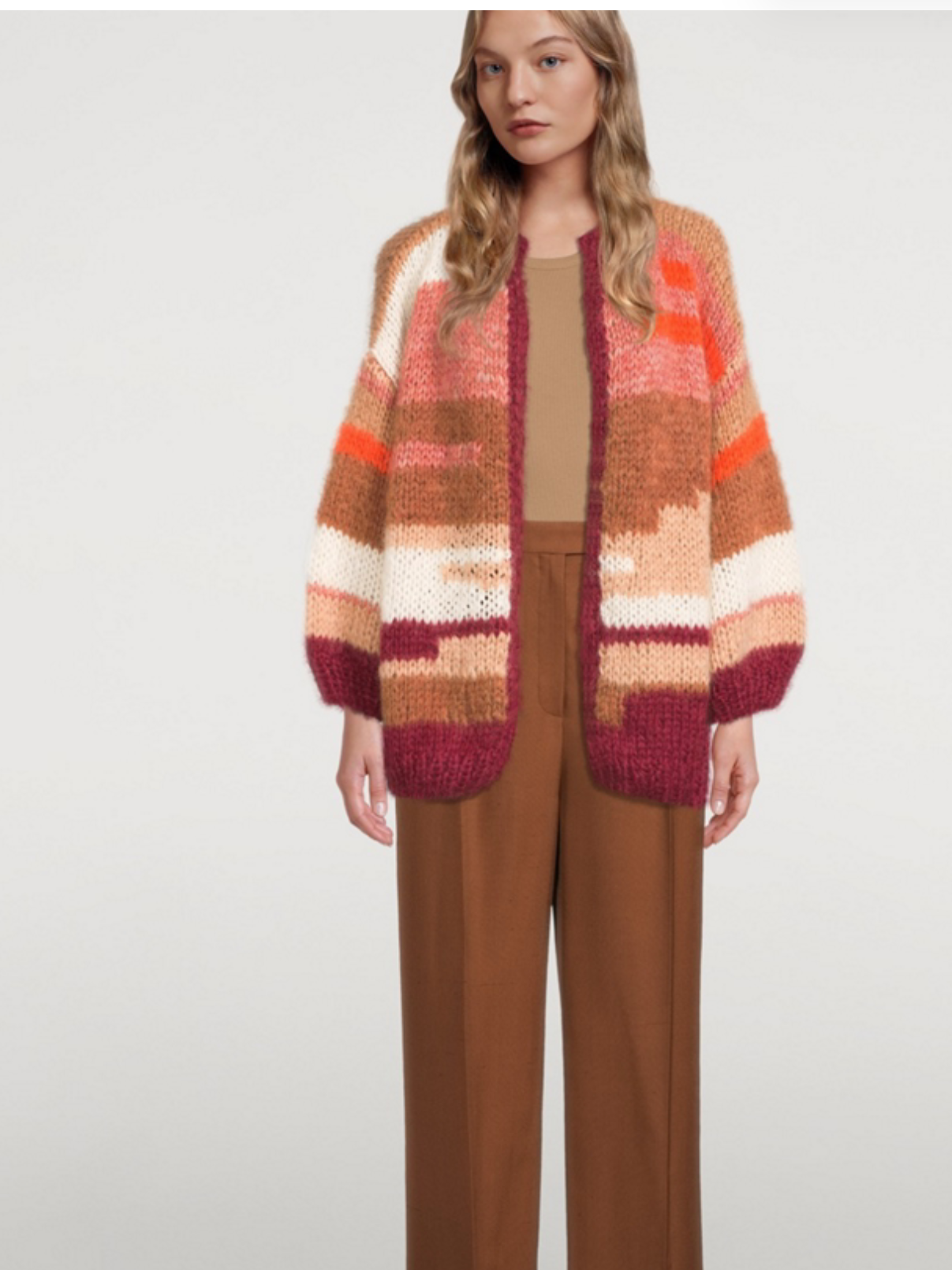 MAIAMI Jennifer's Big Mohair Cardigan, One Size