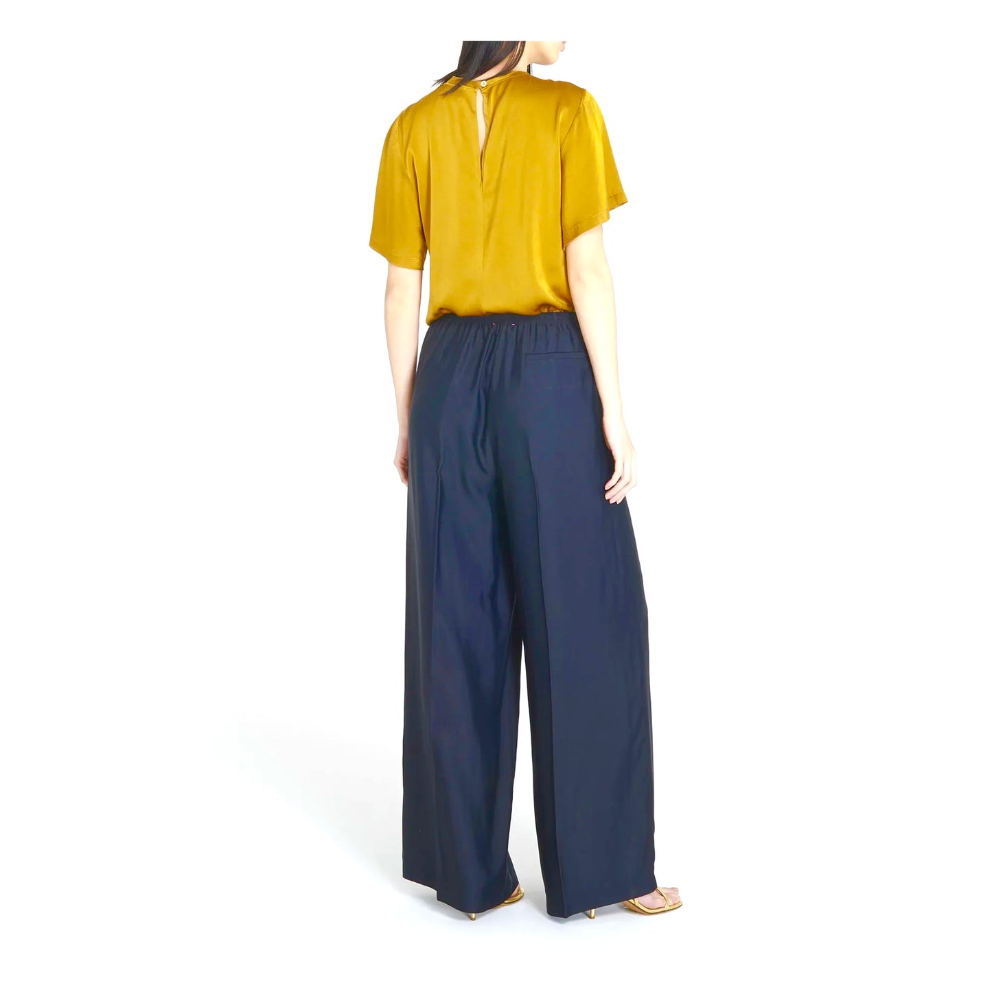 FORTE FORTE NWT
Top Satin de Soie | Ambre, MEDIUM