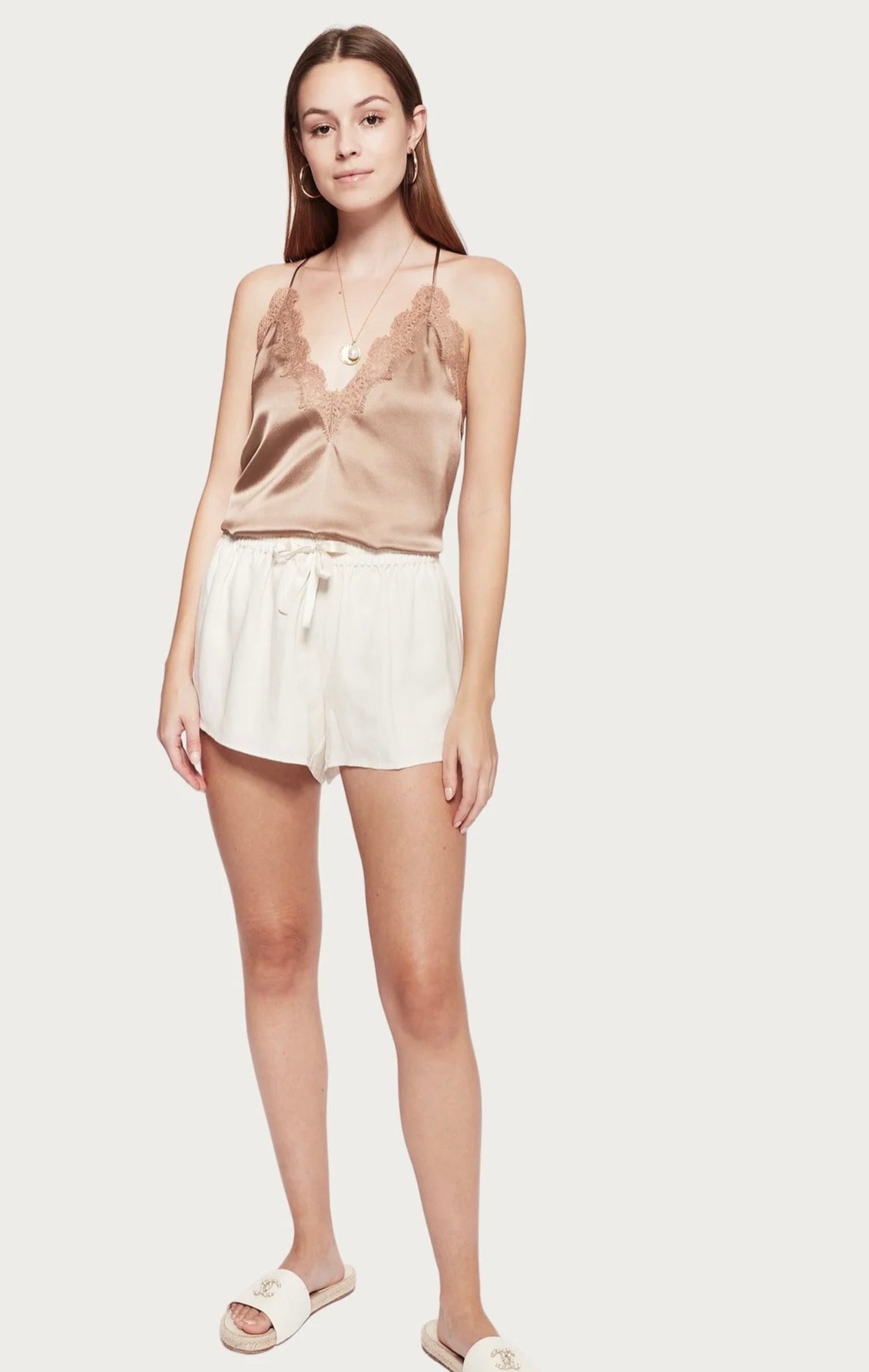 CAMI NY SILK RACERBACK CAMI MEDIUM