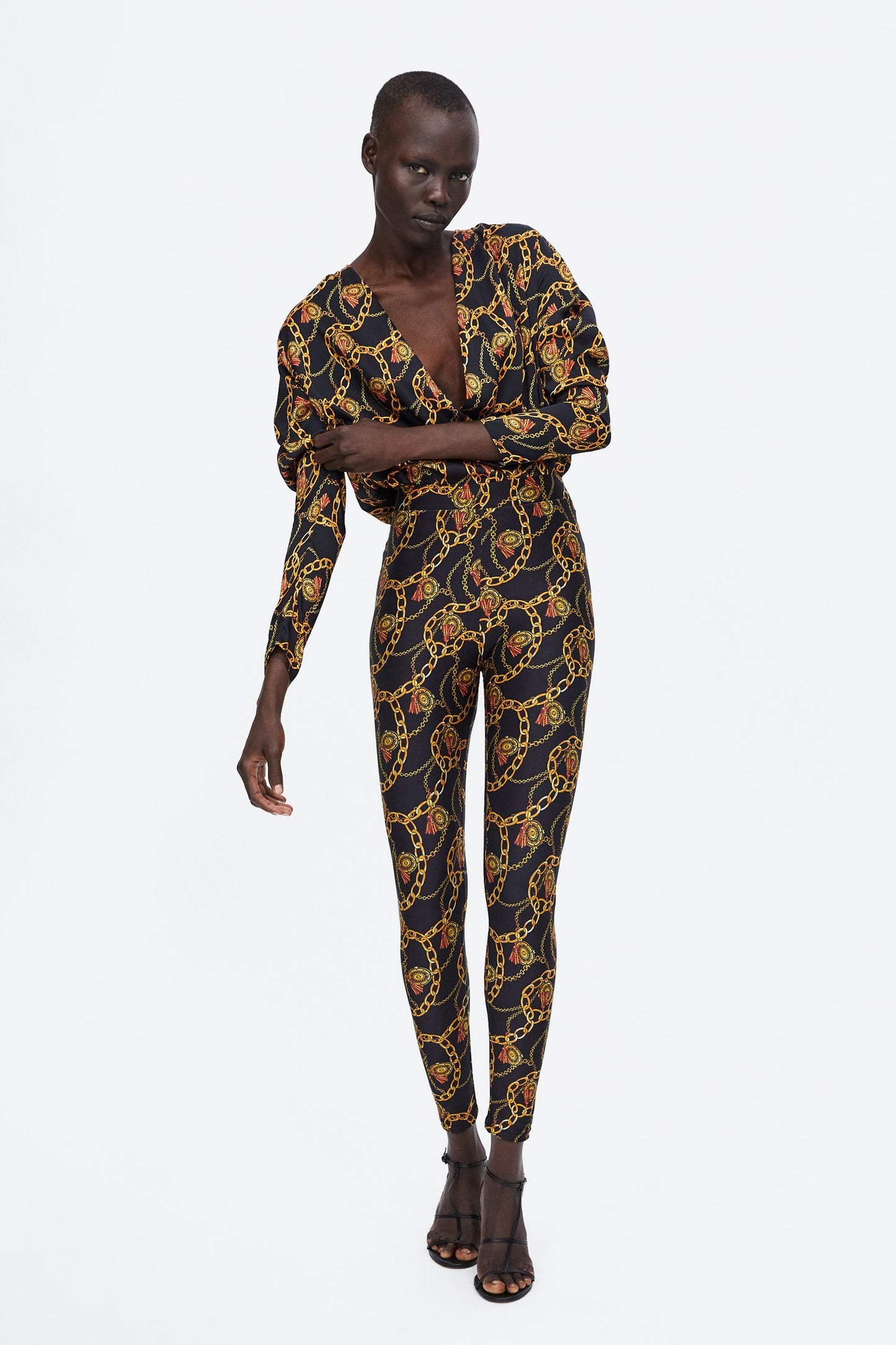 Zara bodysuit & leggings, Small