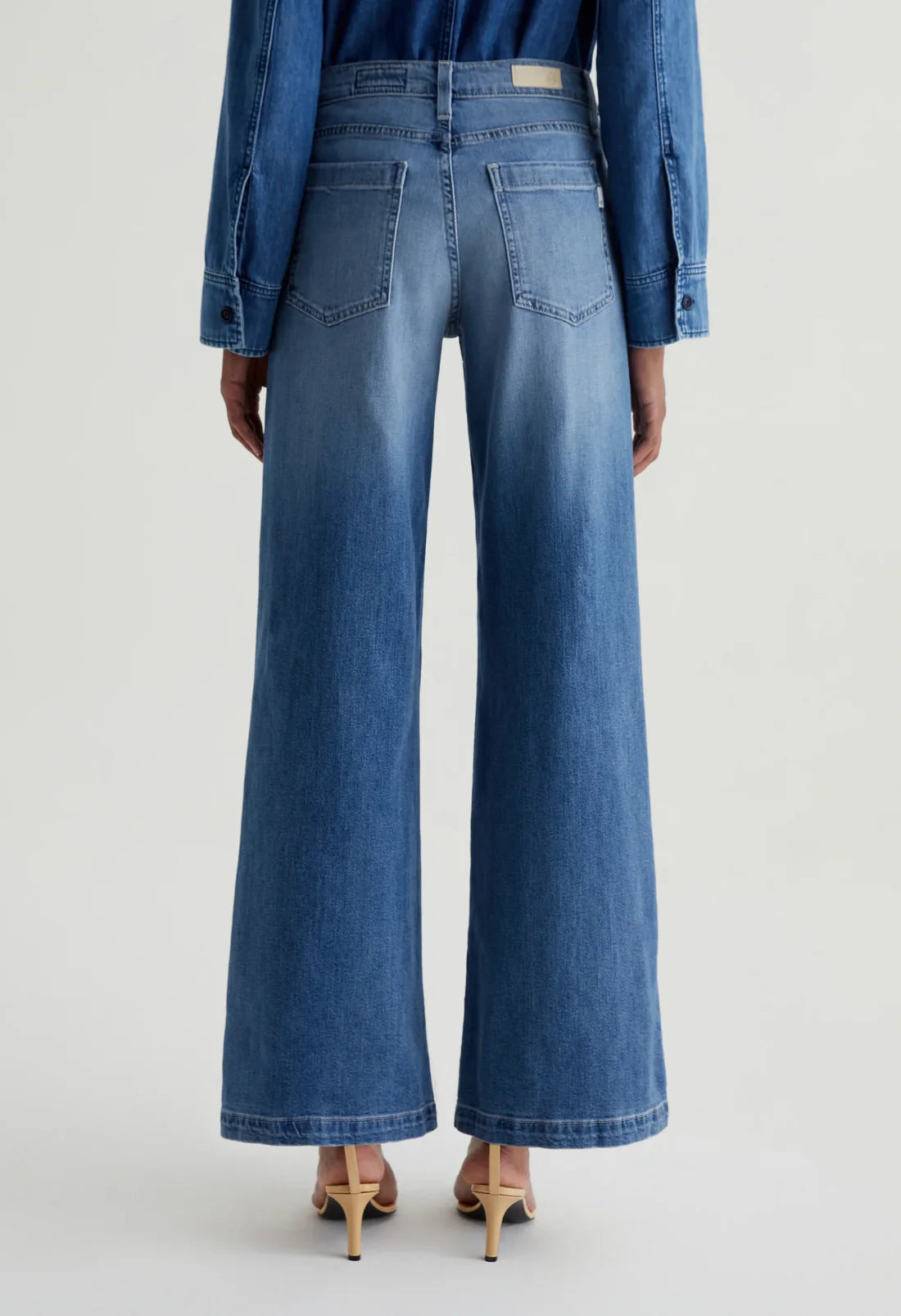 AG JEANS Stella Low Slung Palazzo, SIZE 25