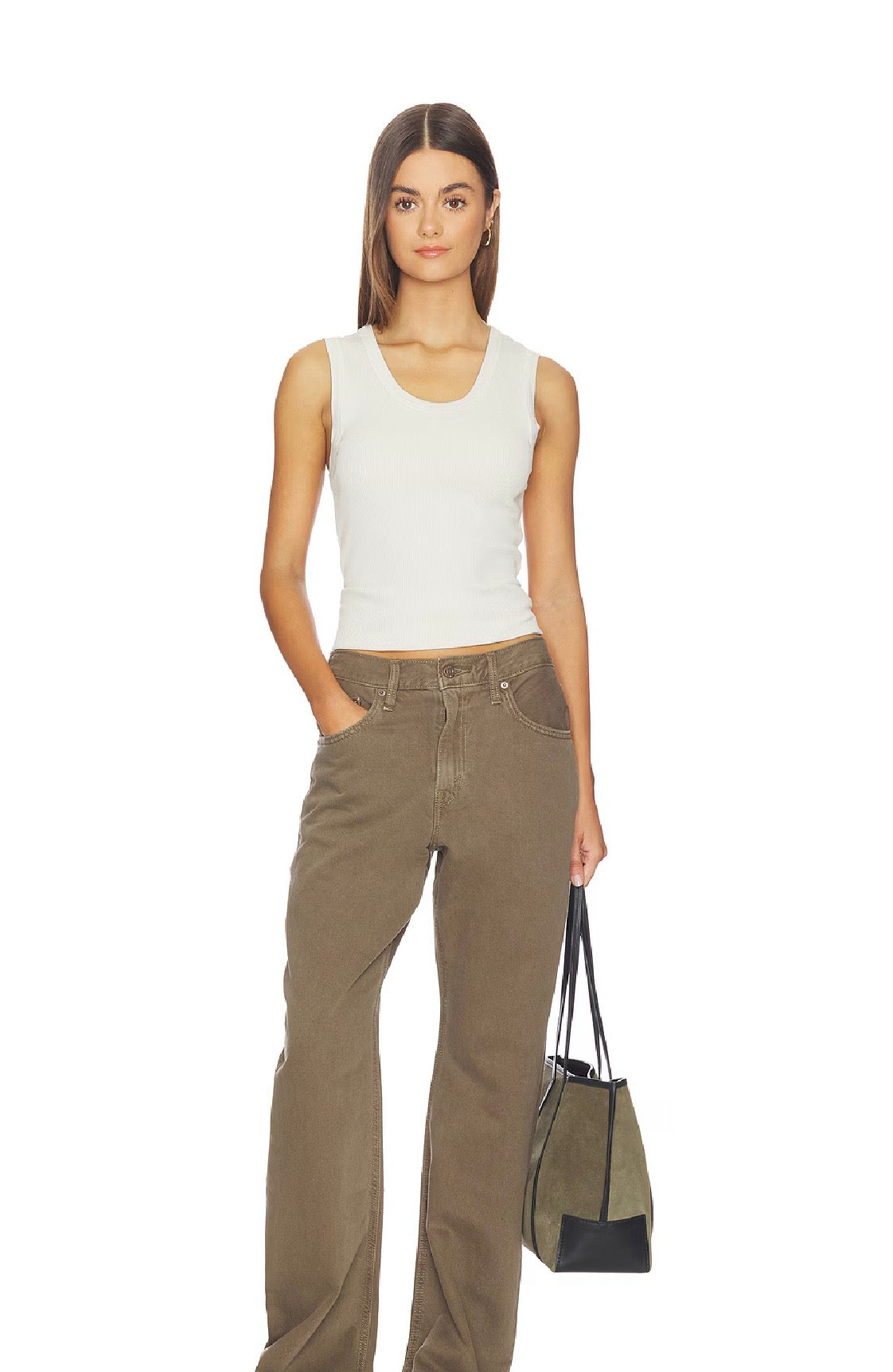 AGOLDE POPPY TANK, MEDIUM