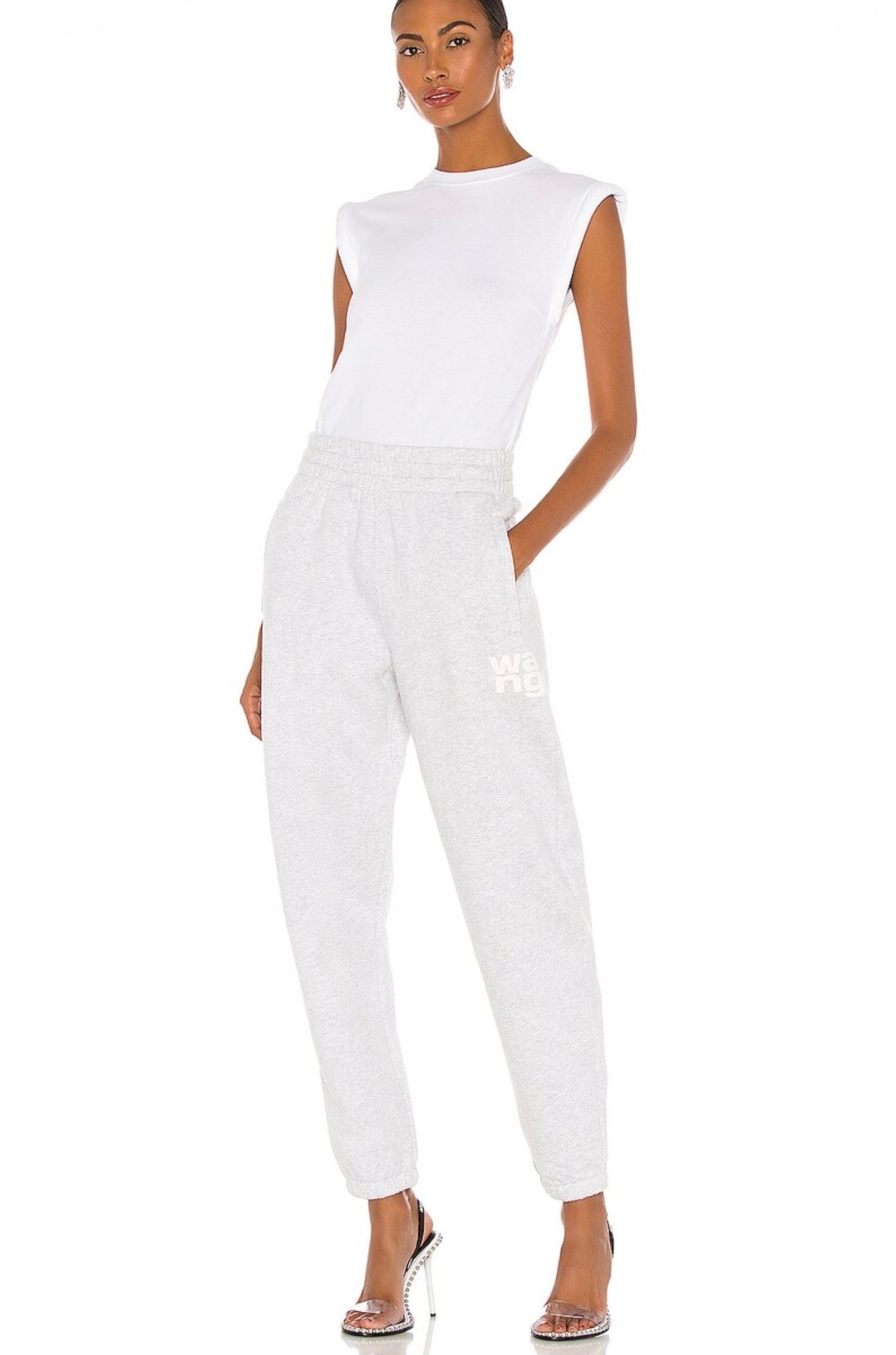 ALEXANDER WANG Foundation Terry Classic Sweatpant, XSMALL