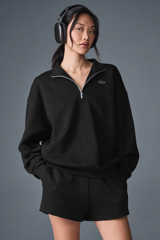 ALO Accolade 1/4 Zip Pullover, SMALL