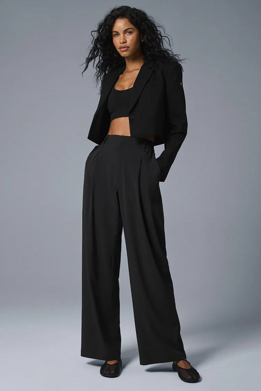 ALO High-Waist Pursuit Trouser, SMALL