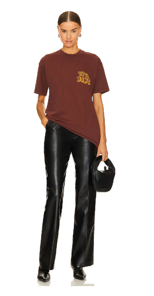 ANINE BING NWT CARMEN recycled leather trouser, Size 38