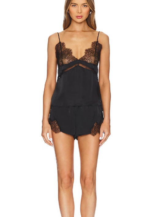 ANINE BING NWT Black Dorothy Camisole, XSMALL