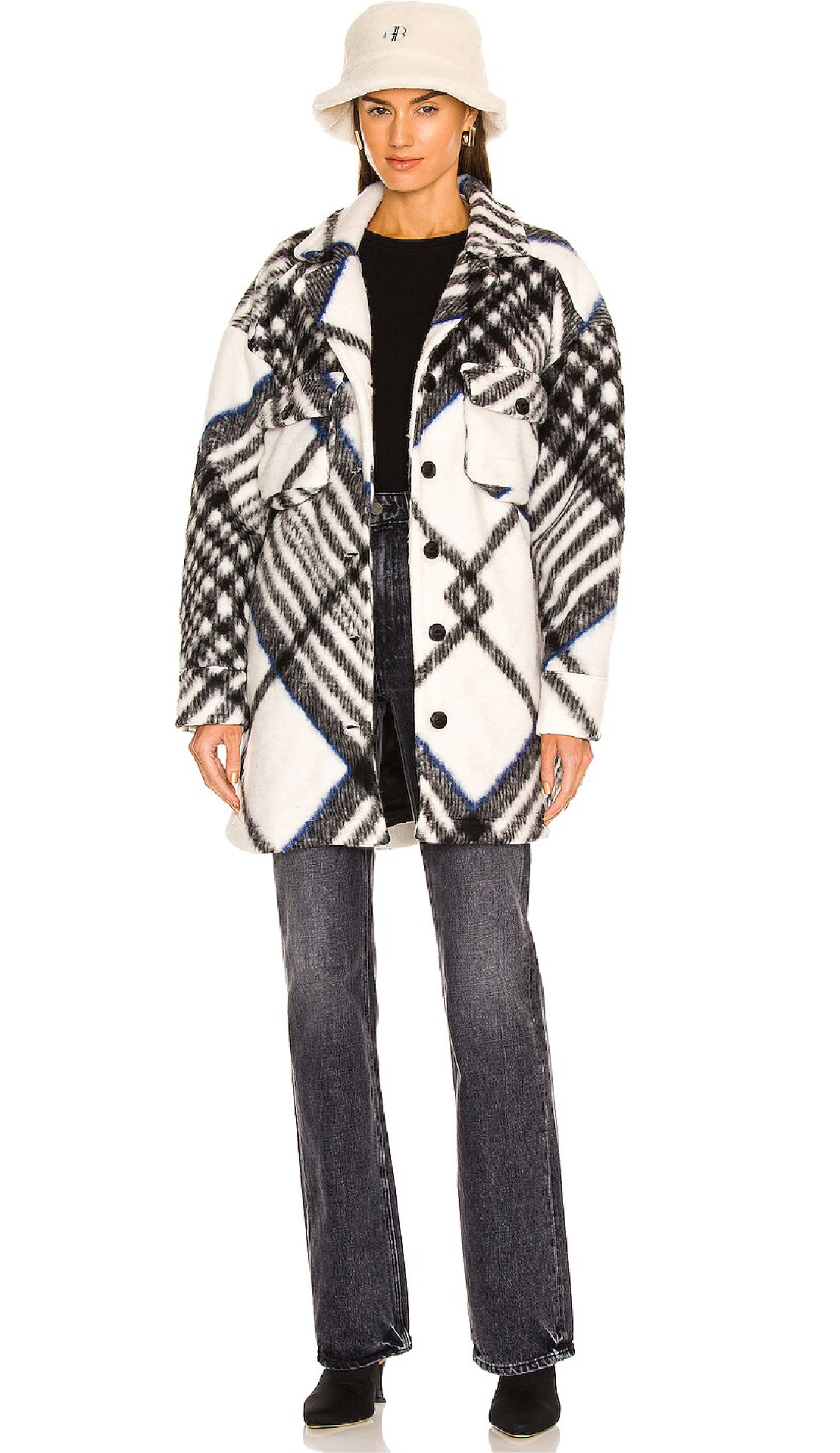 ANINE BING Oakley Jacket, XSMALL OVERSIZED