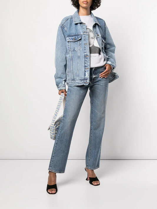 ANINE BING Rory denim jacket, XSMALL