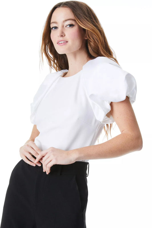 Alice & Olivia CICI bubble top, Small