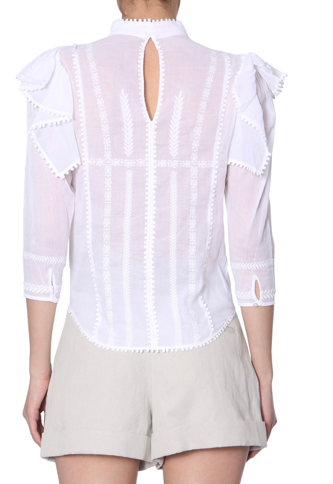 ISABEL MARANT ETOILE ANNY BLOUSE, SMALL