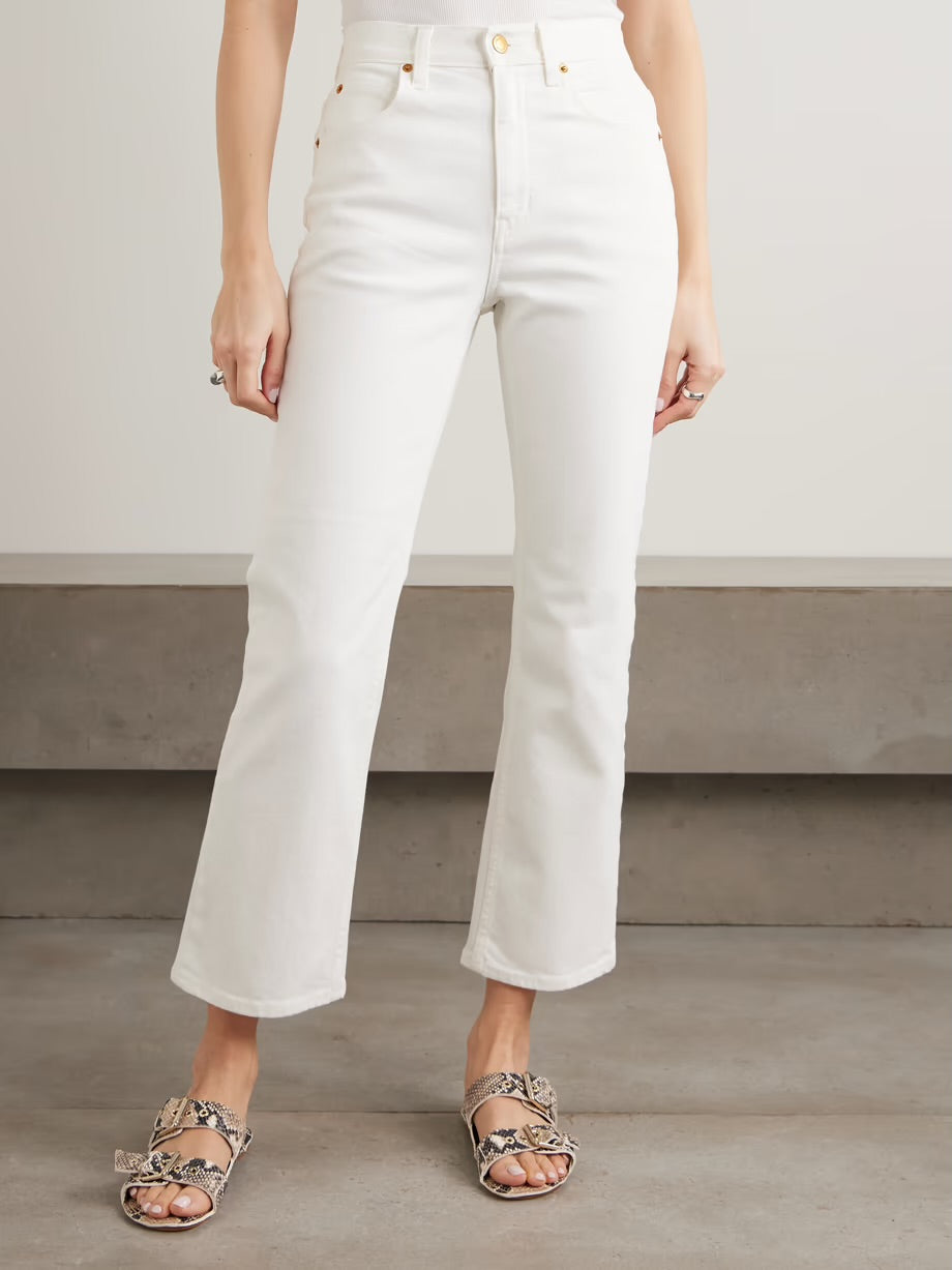 JAMIE HALLER, The Kenickie high-rise slim-fit jeans, Size 26