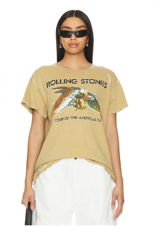 Madeworn Rolling Stones 1975 Tee, XSMALL (oversized)