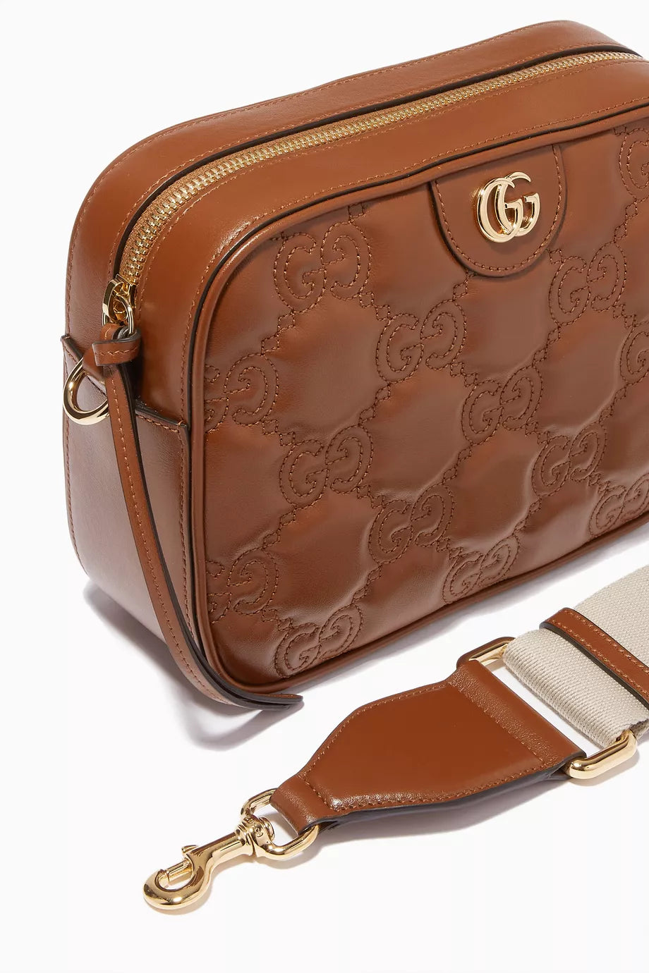 Gucci GG Matelassé Small Camera Crossbody