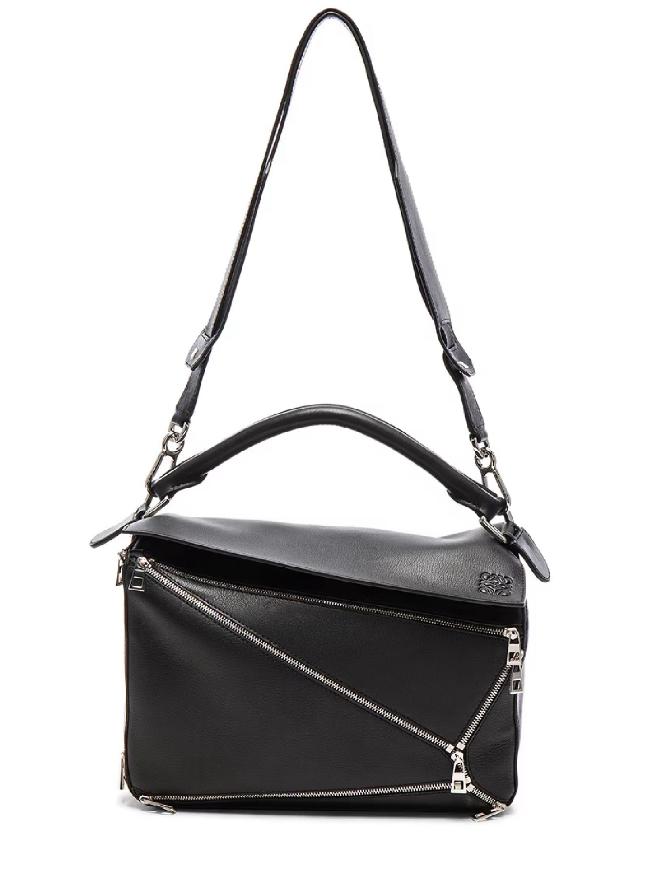 LOEWE Puzzle ZIPS Bag Black