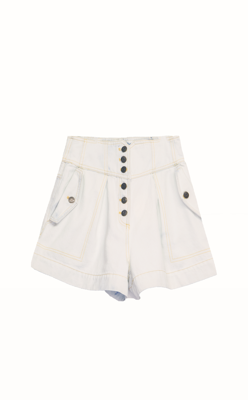 Ulla Johnson ALVIN SHORT, whitewash, size 4