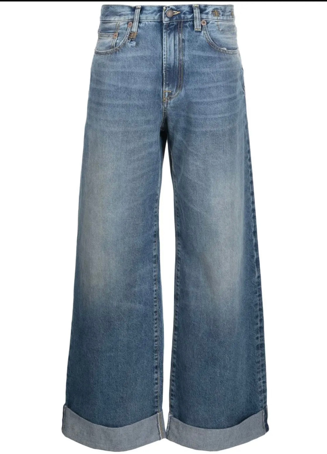 R13  Lisa Baggy Jeans Bain blue, SIZE 27 (fits 28/29)