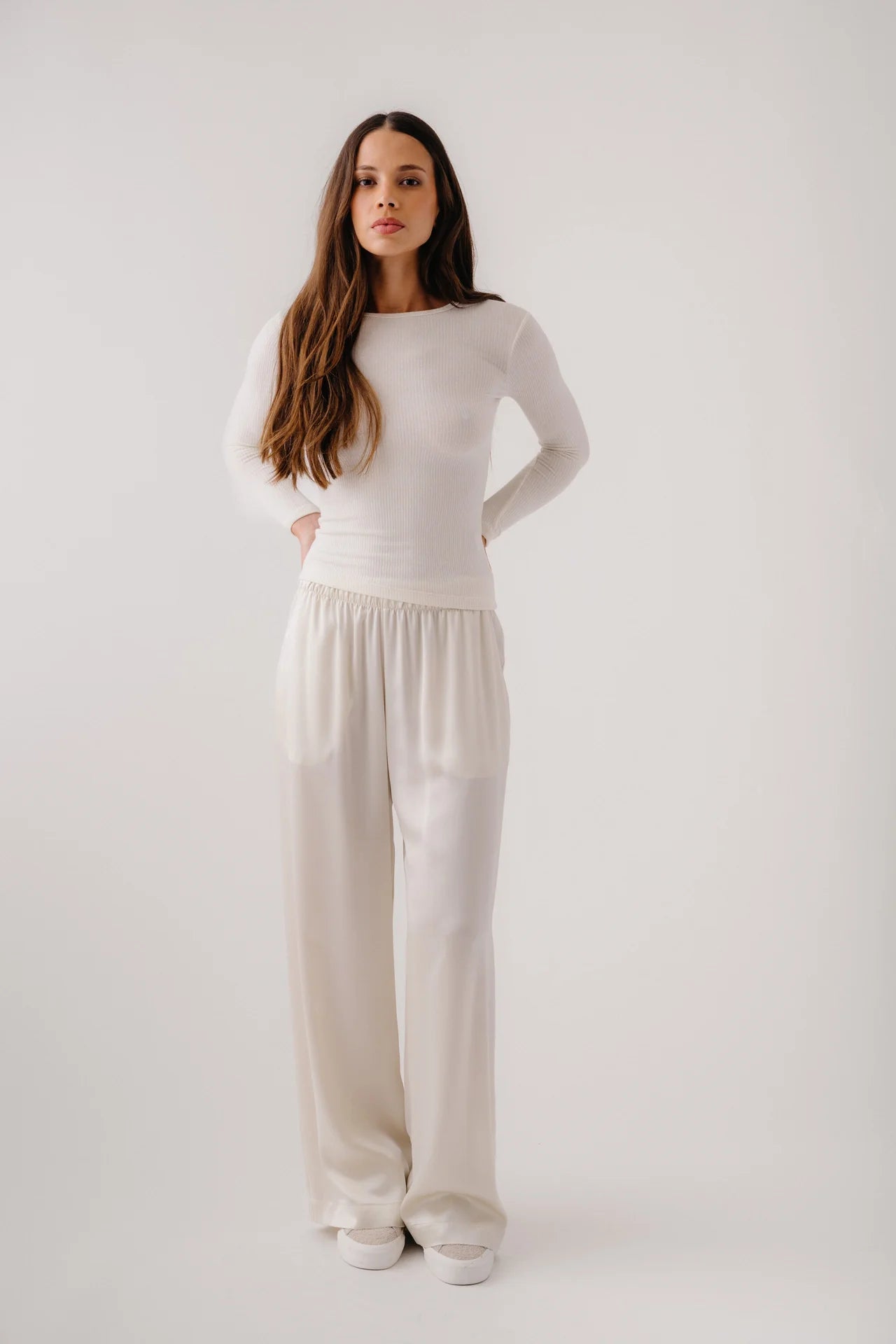 Sablyn Brynn Silk Pants, Small