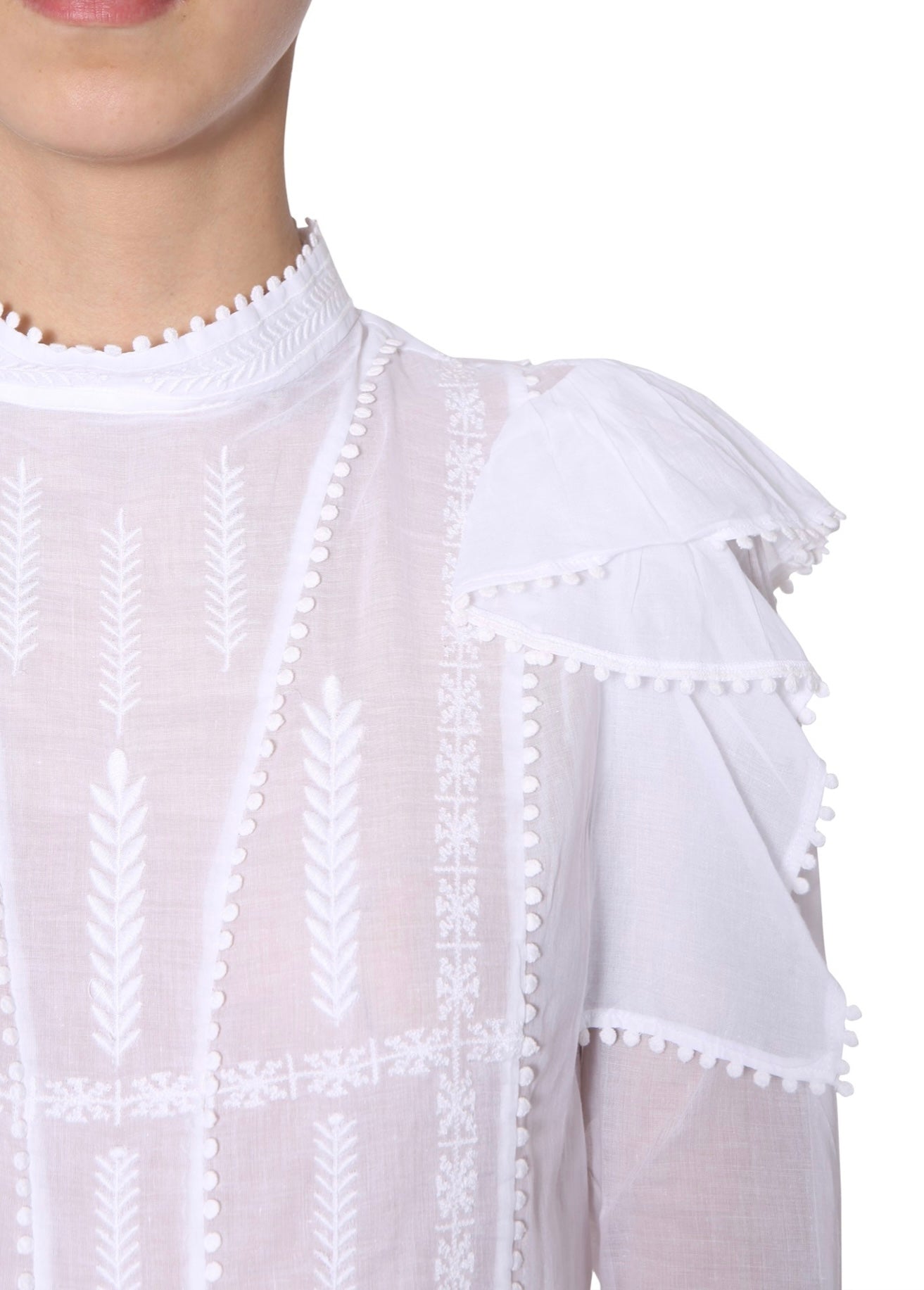 ISABEL MARANT ETOILE ANNY BLOUSE, SMALL