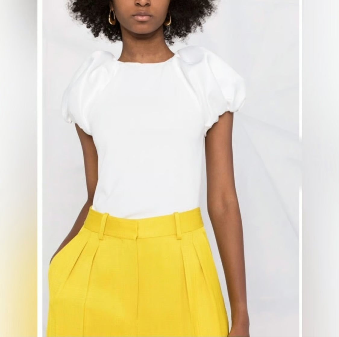 Alice & Olivia CICI bubble top, Small