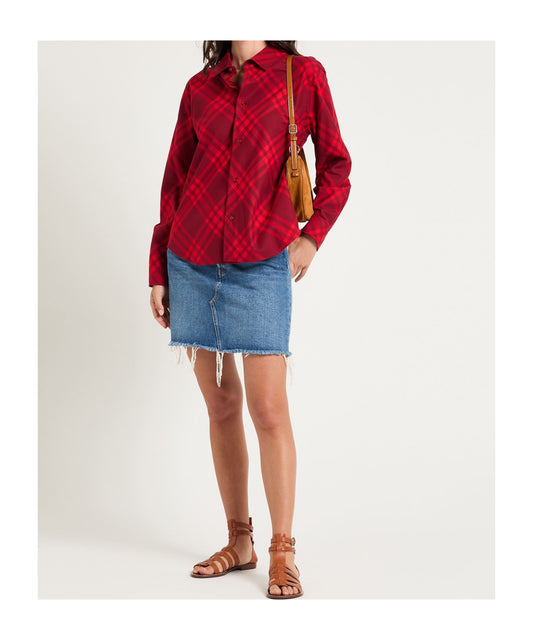 Burberry plaid shirt, SIZE 2