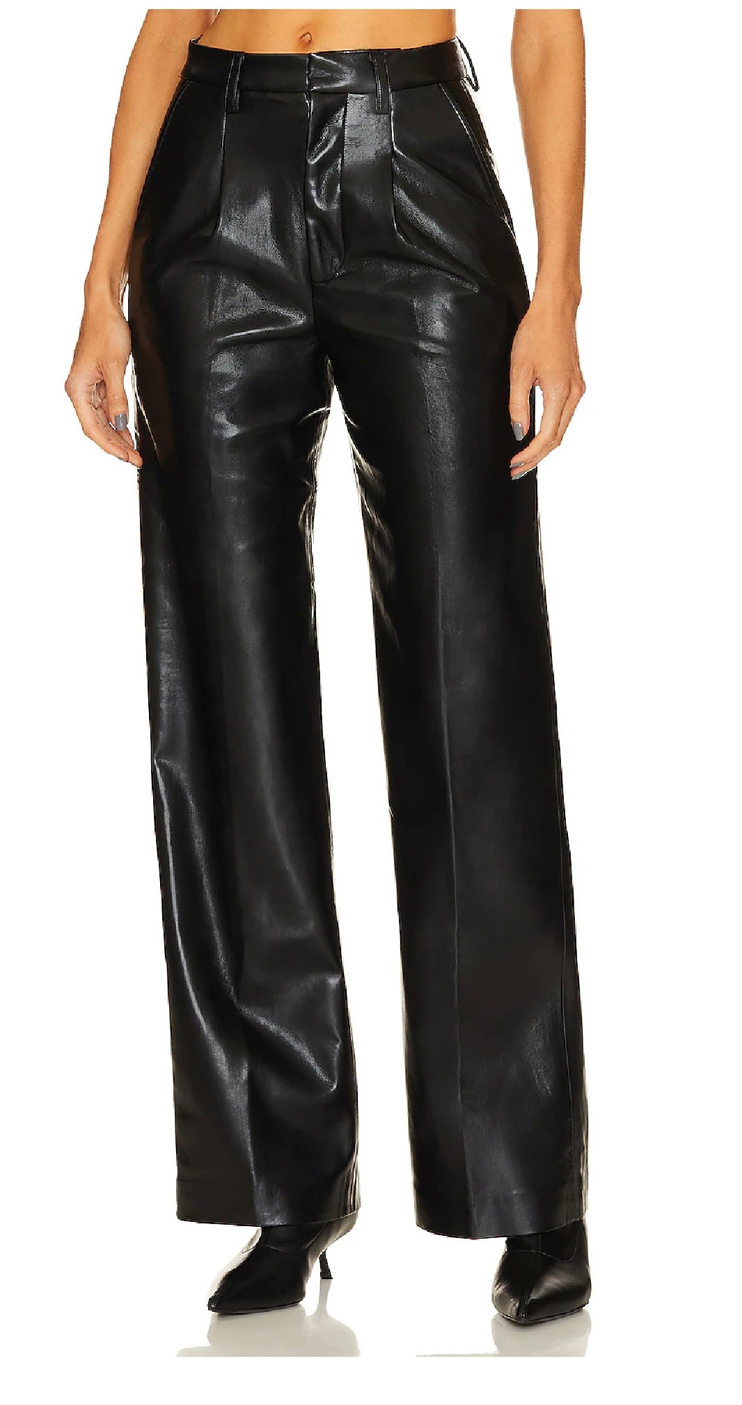 ANINE BING NWT CARMEN recycled leather trouser, Size 38