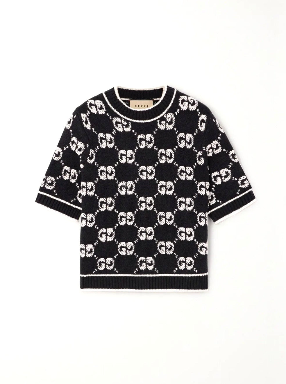 Gucci GG jacquard wool bouclé Sweater, Medium