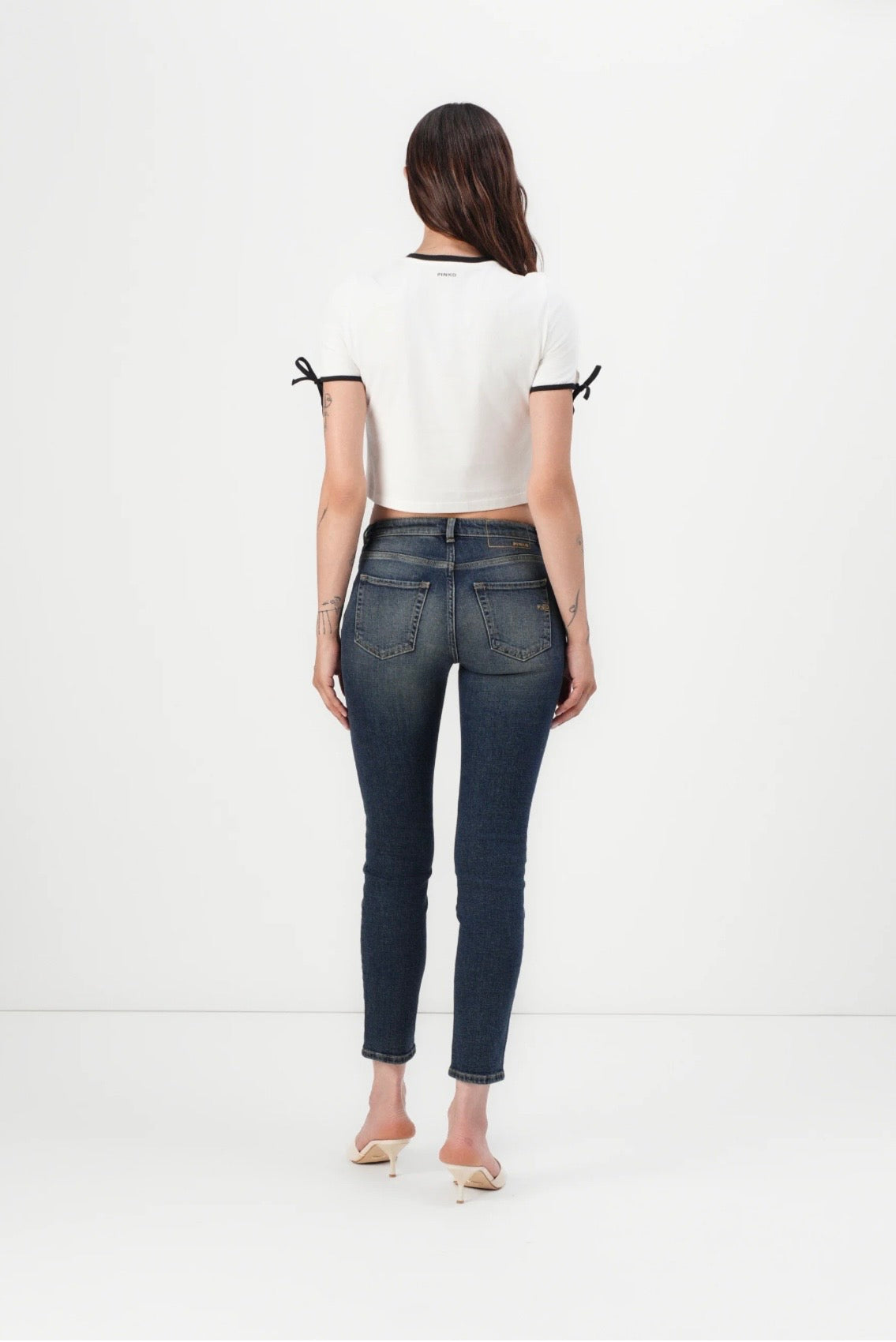 Pinko SALLY SKINNY - Jeans Skinny Fit - blue denim, Size 26