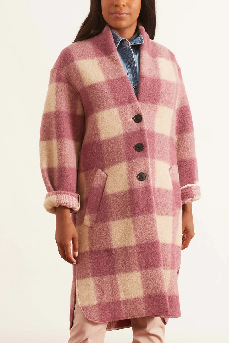 Isabel Marant Etoile Gabriel Coat In Rosewood, SIZE 34