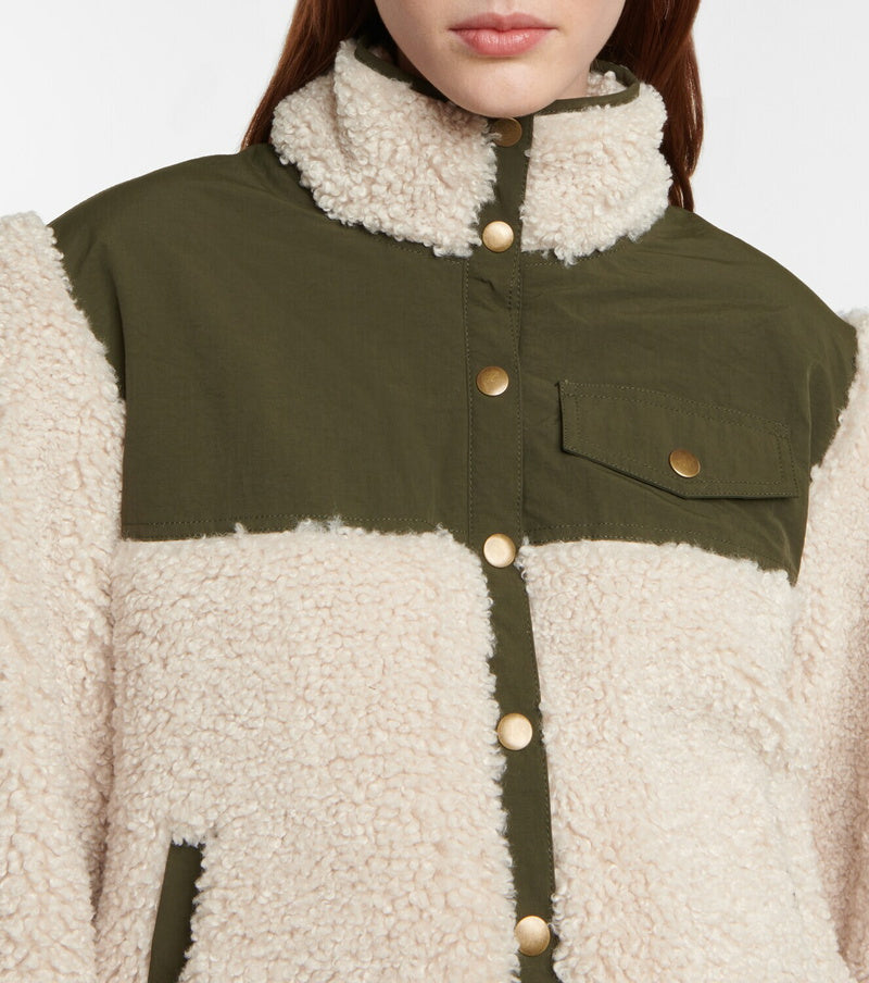 Ulla Johnson Aitana teddy fleece jacket, Medium