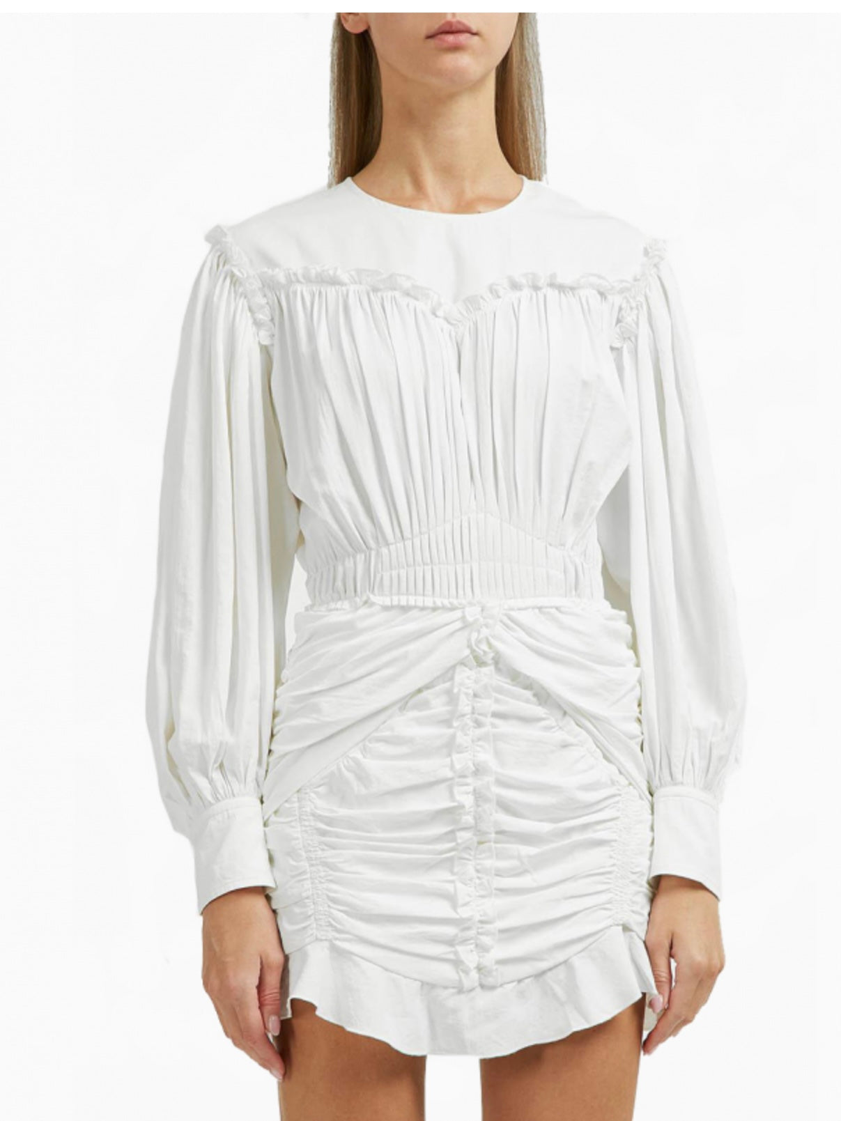 Isabel Marant White Unice Dress,SIZE 36