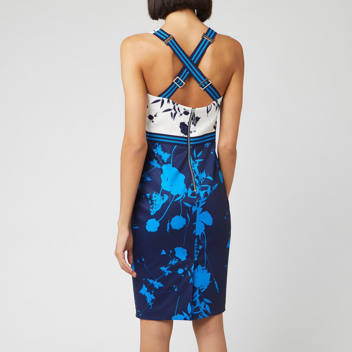 Ted Baker Tilliai Bluebell Bodycon Dress - Dark Blue, Medium