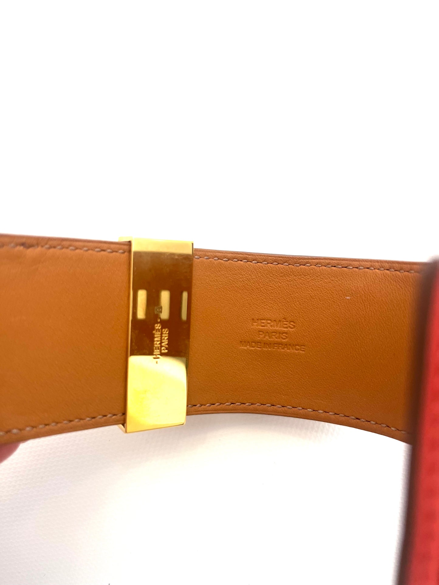 Hermès Leather Collier De Chien Wrap Bracelet