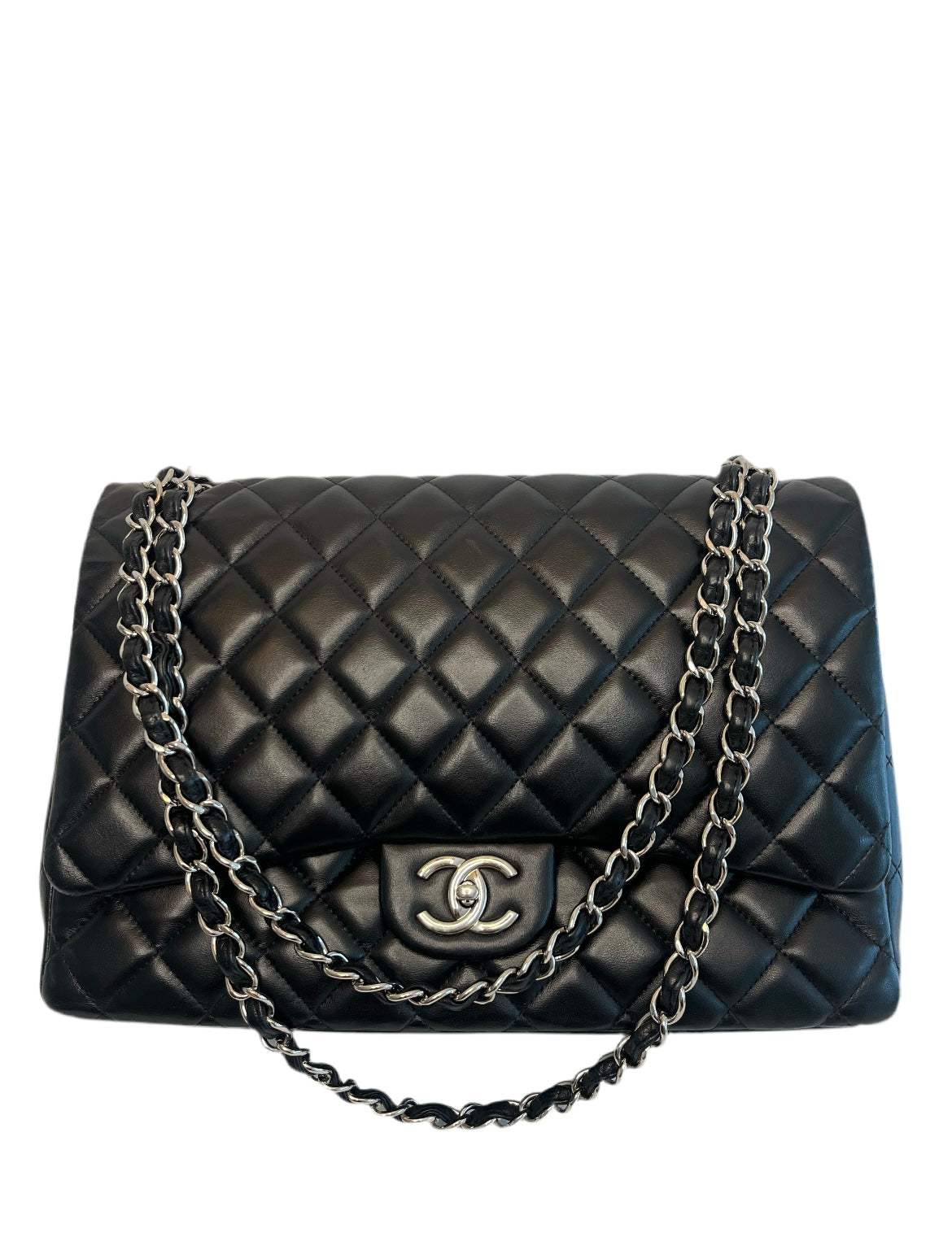 CHANEL CLASSIC MAXI DOUBLE FLAP HANDBAG