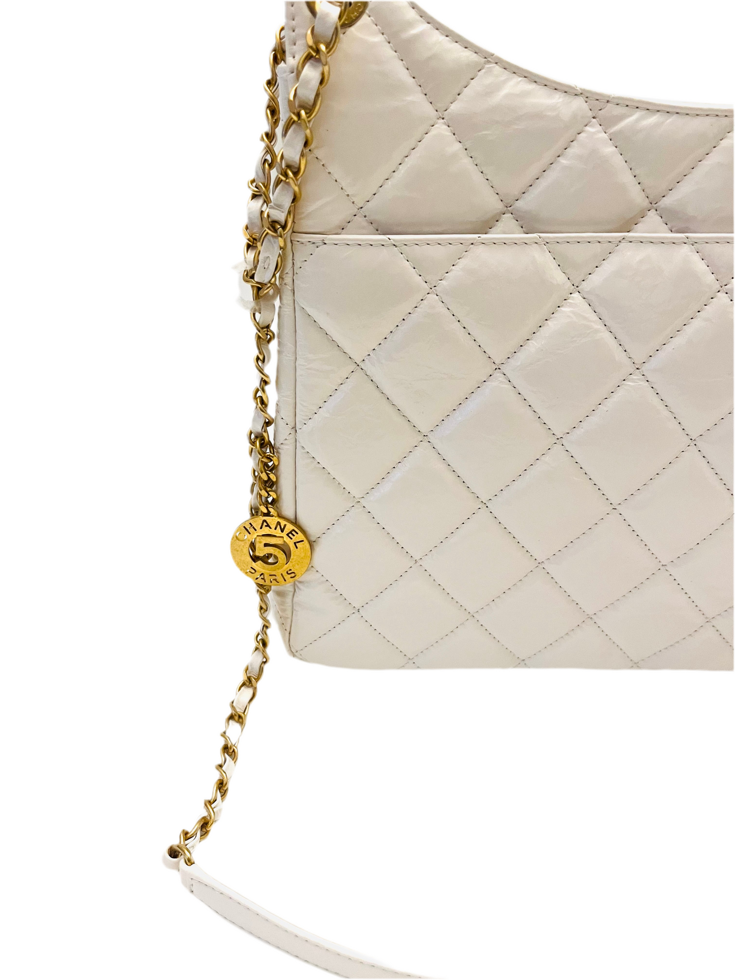 CHANEL Wavy CC Medium Hobo Bag