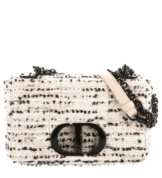Christian Dior Tweed Small Caro Shoulder Bag